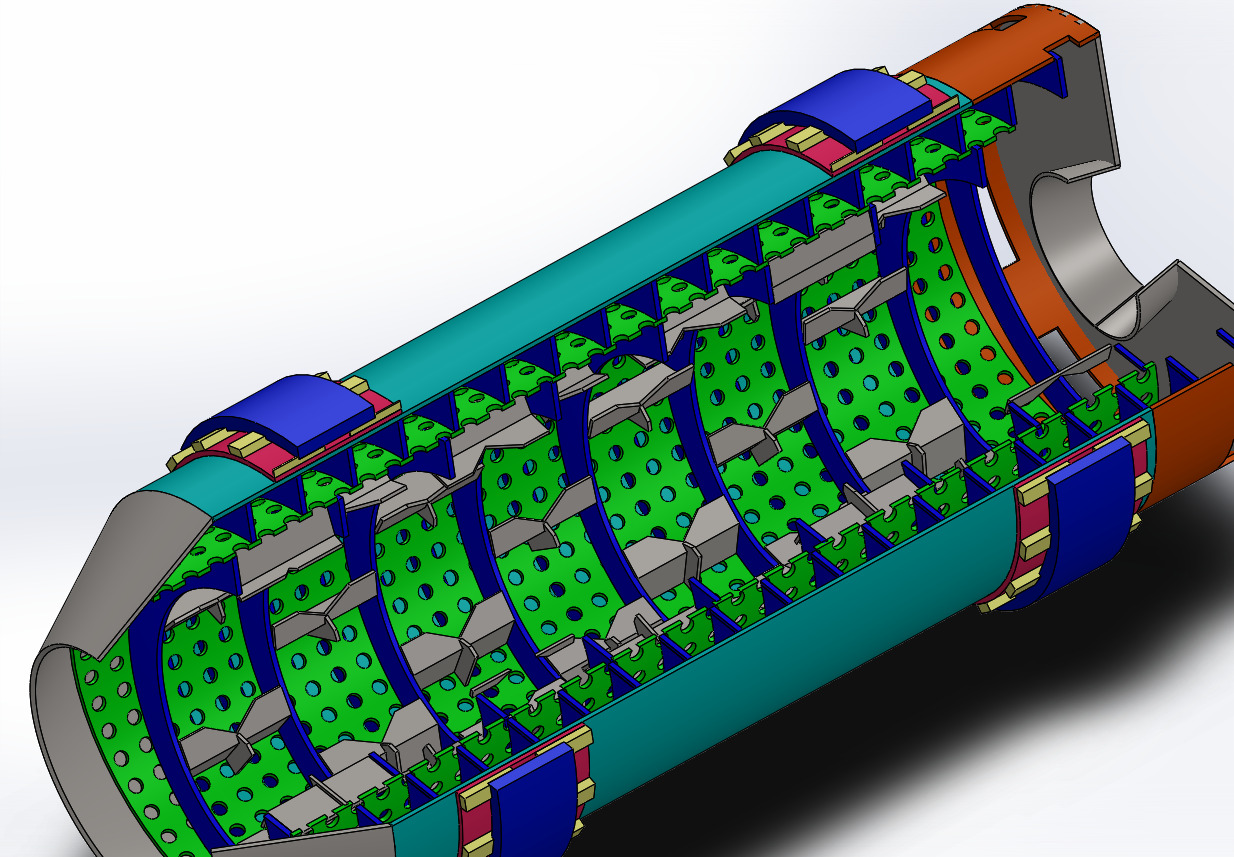 杏仁旋转干燥机